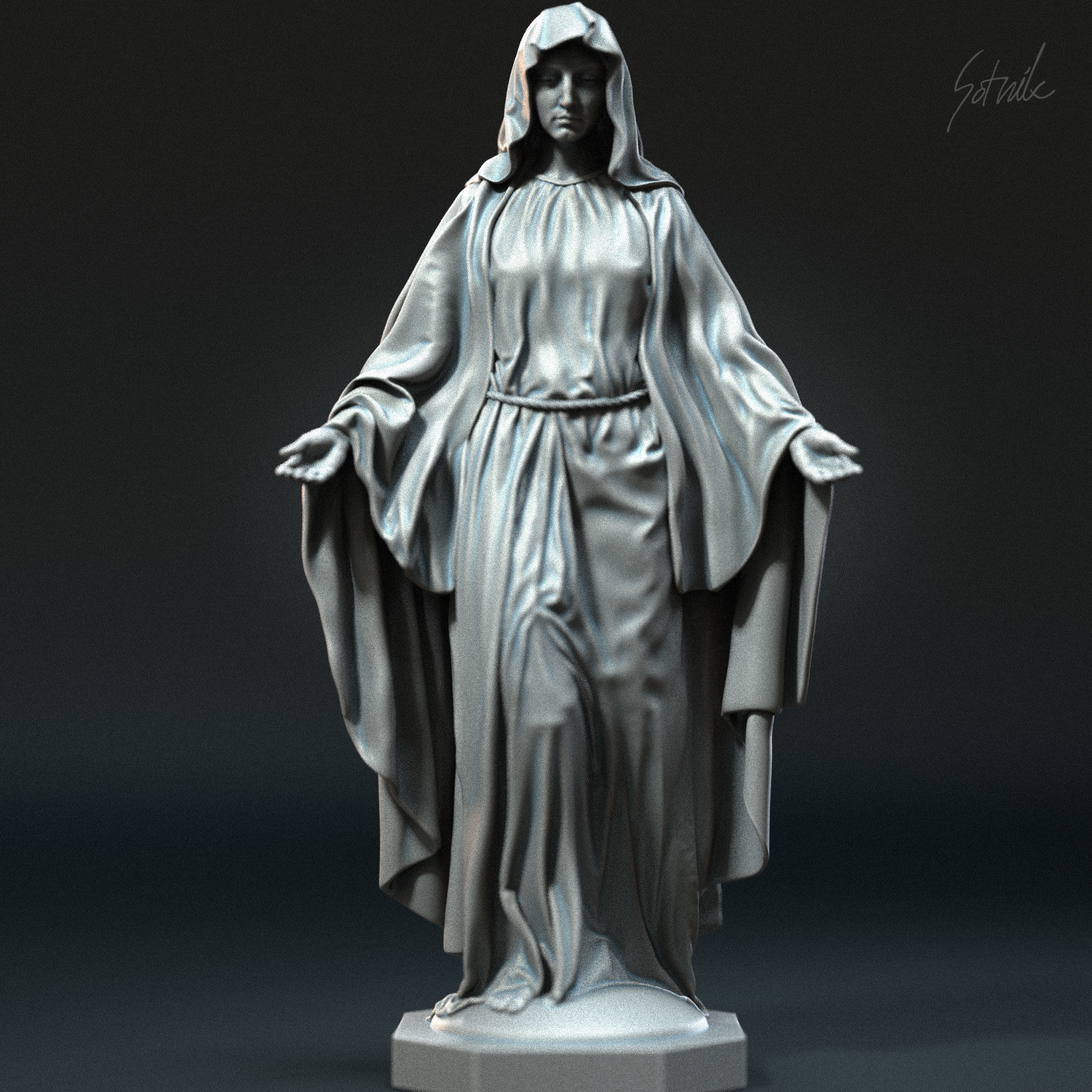 Mother Maria 01 3D print model_2