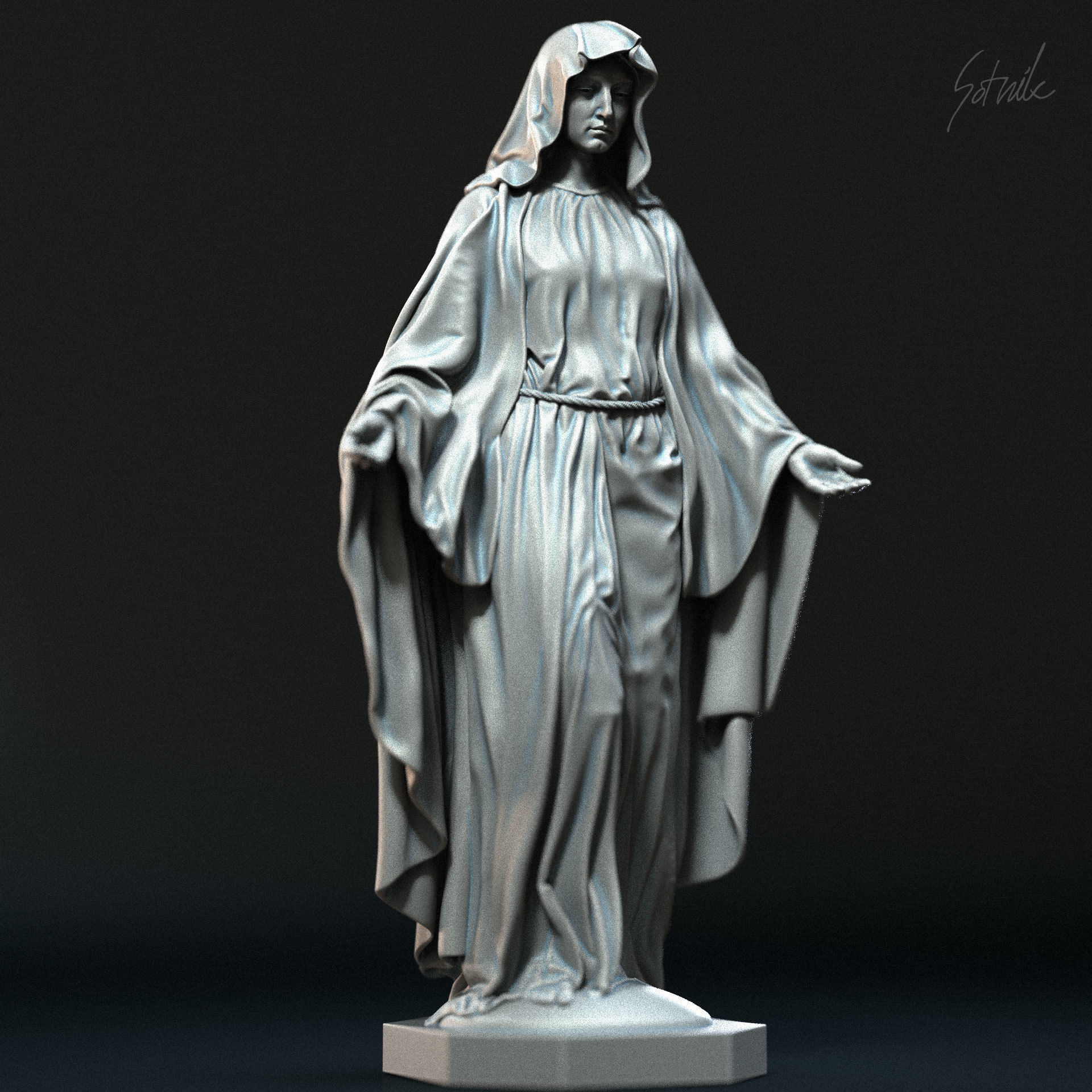Mother Maria 01 3D print model_7