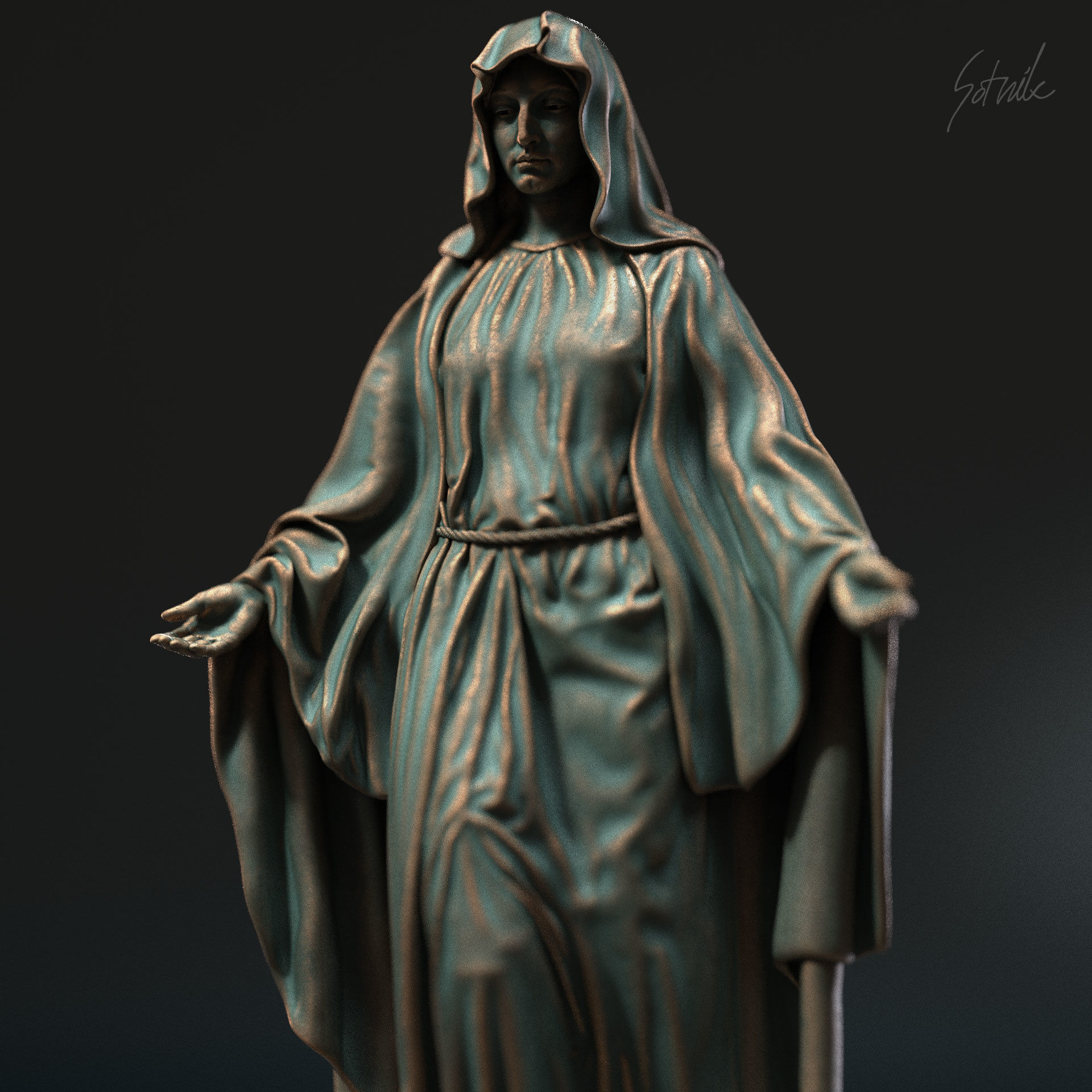 Mother Maria 01 3D print model_4