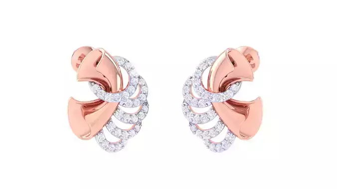 Women Earrings 3dm STL OBJ FBX Renders Details