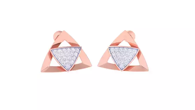 Women Earring 3dm STL OBJ FBX Renders Details