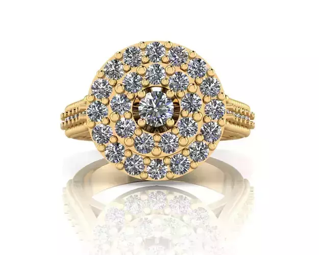 Diamond Ring 3D print model