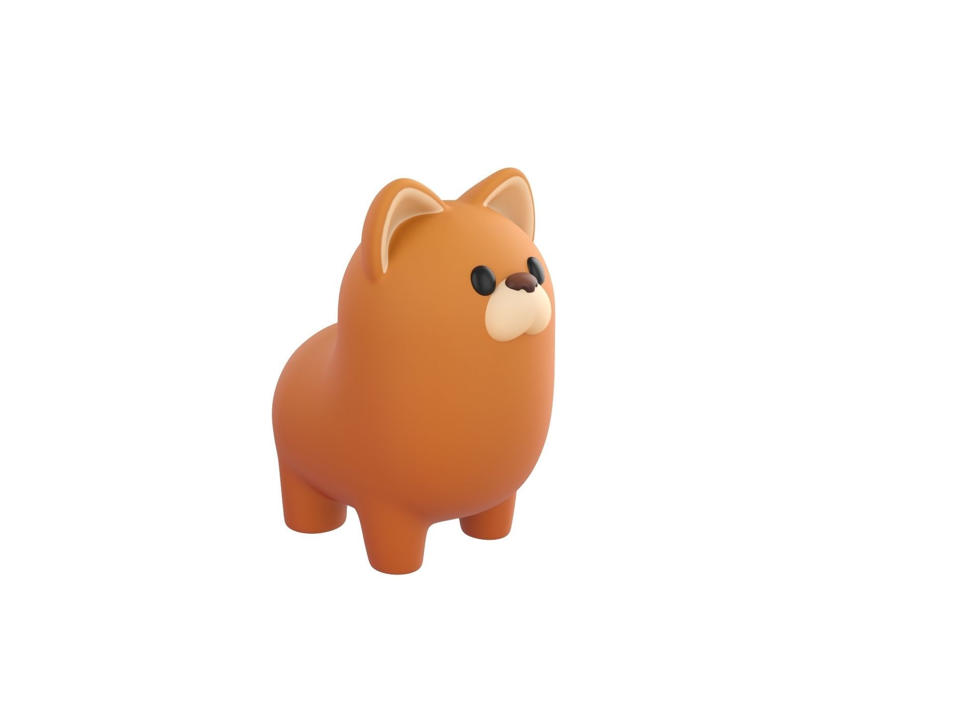 Dog Character 3D model_2