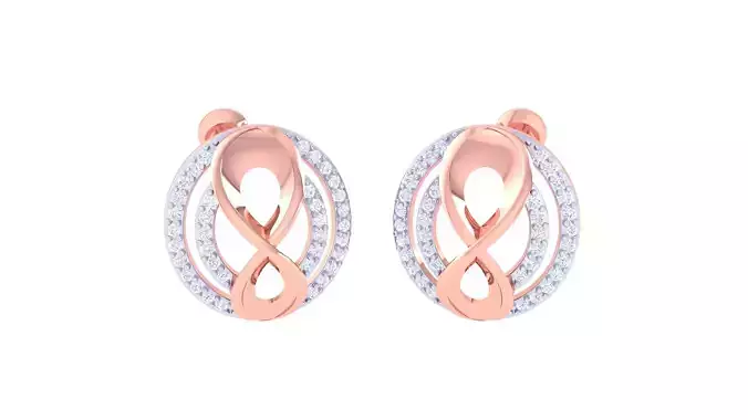 Women Earring 3dm STL OBJ FBX Renders Details