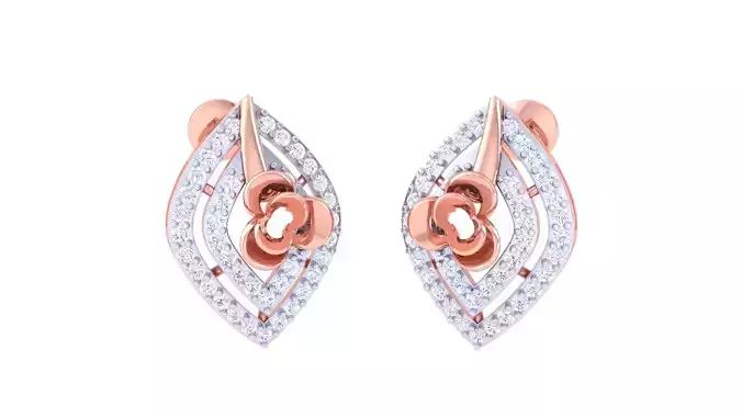 Women Earring 3dm STL OBJ FBX Renders Details 3D print model Women Earring 3dm STL OBJ FBX Renders Details 3D print model