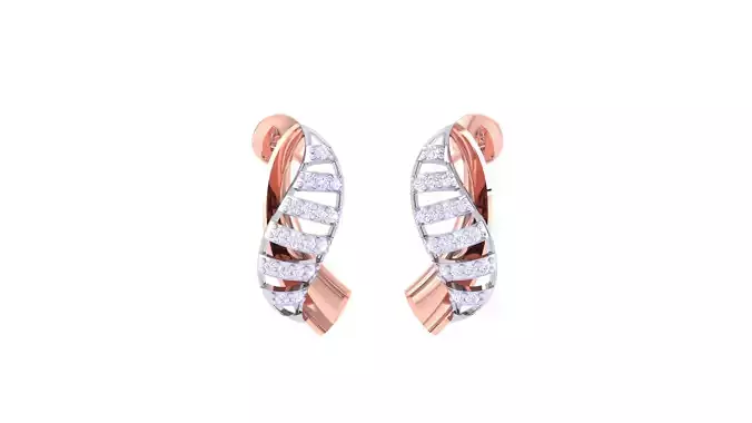 Women Earring 3dm STL OBJ FBX Renders Details 3D print model