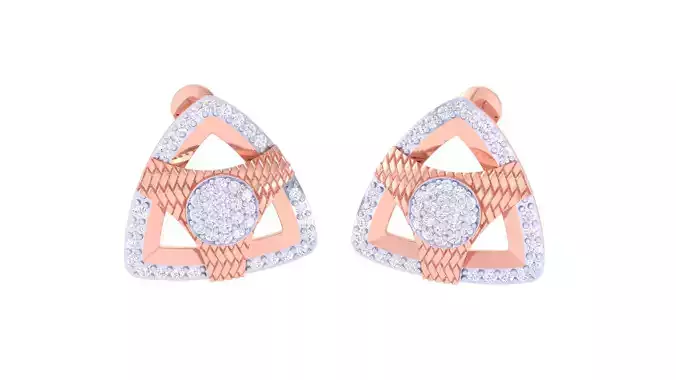 Women Earring 3dm STL OBJ FBX Renders Details