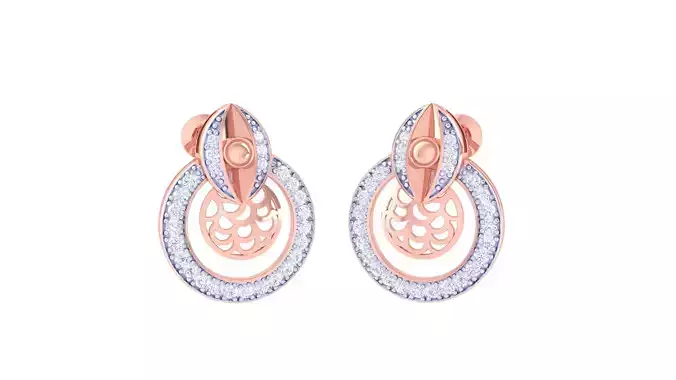 Women Earring 3dm STL OBJ FBX Renders Details 3D print model Women Earring 3dm STL OBJ FBX Renders Details 3D print model