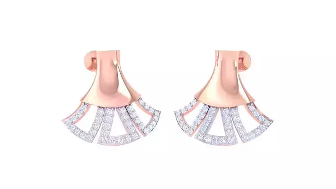 Women Earring 3dm STL OBJ FBX Renders Details 3D print model Women Earring 3dm STL OBJ FBX Renders Details 3D print model