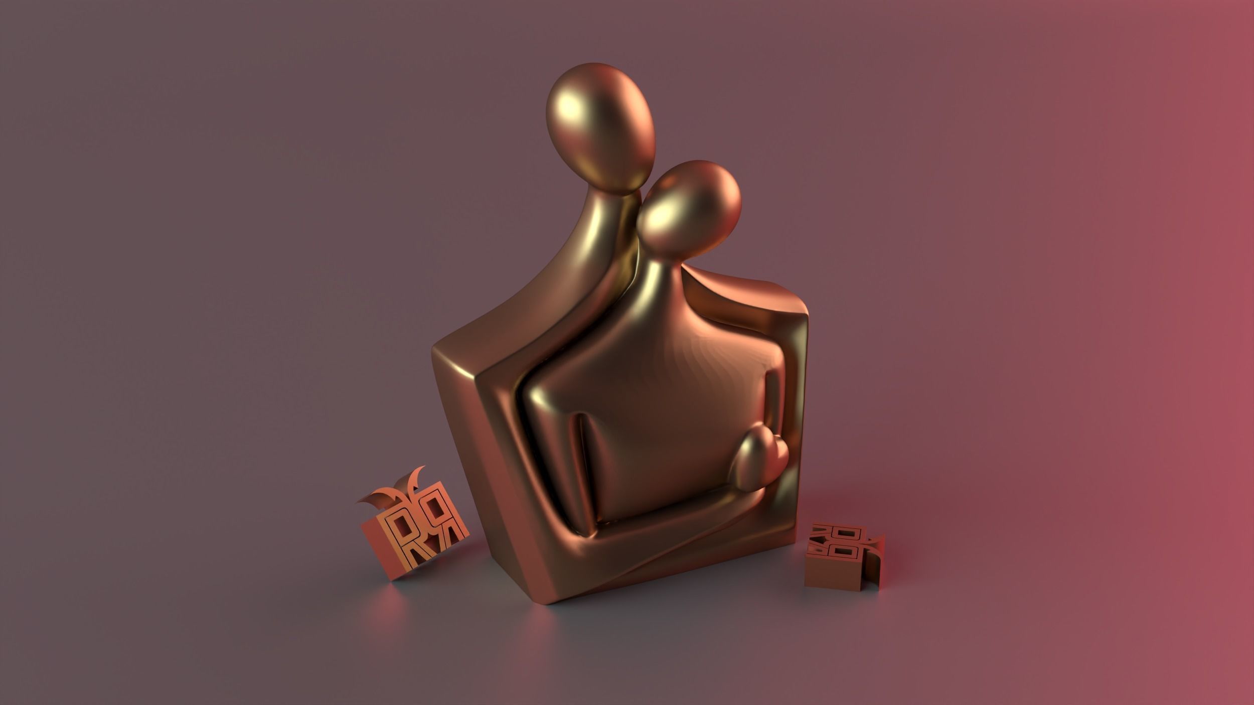 love decor Sculpture 3D print model_6