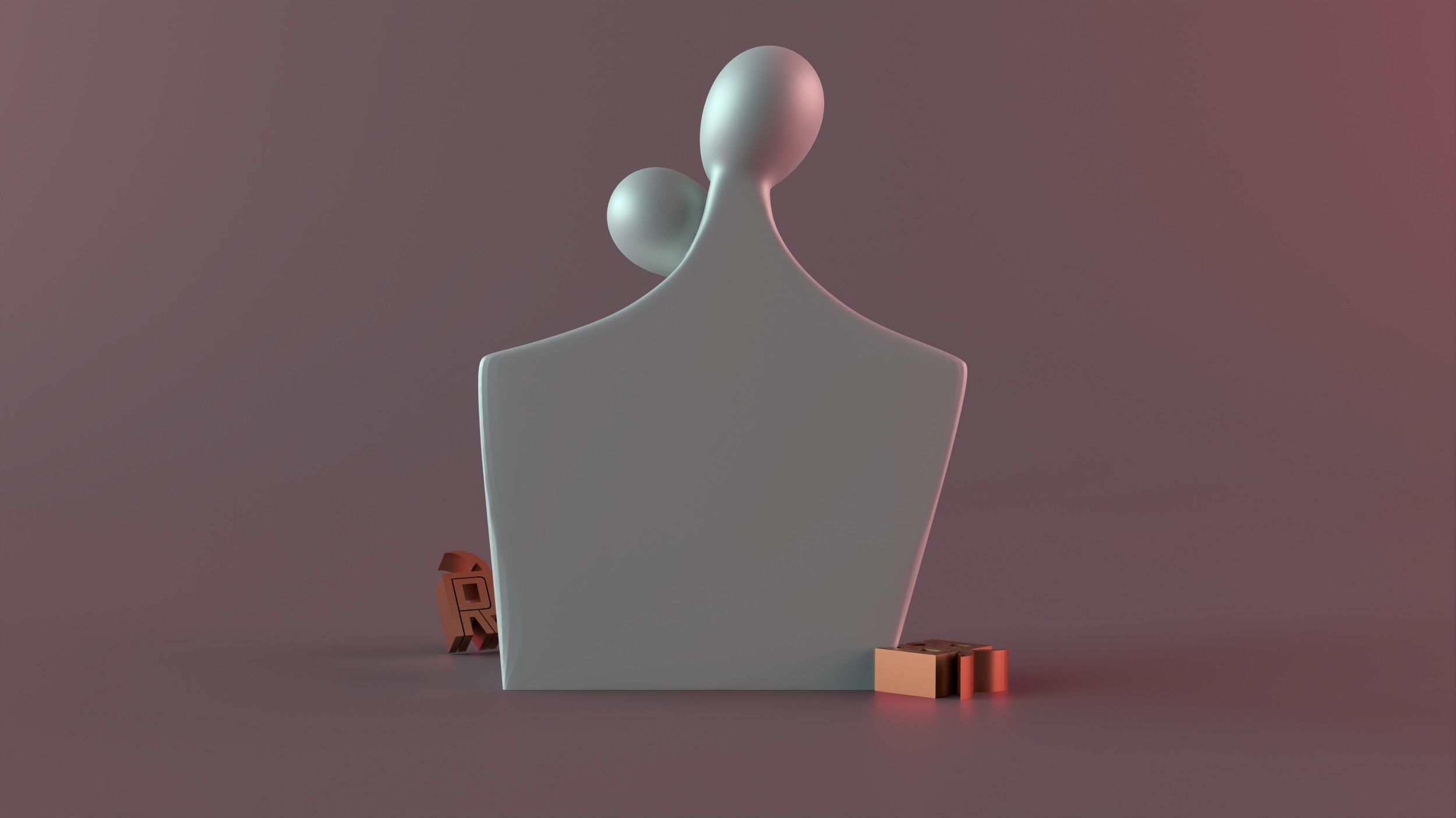 love decor Sculpture 3D print model_11