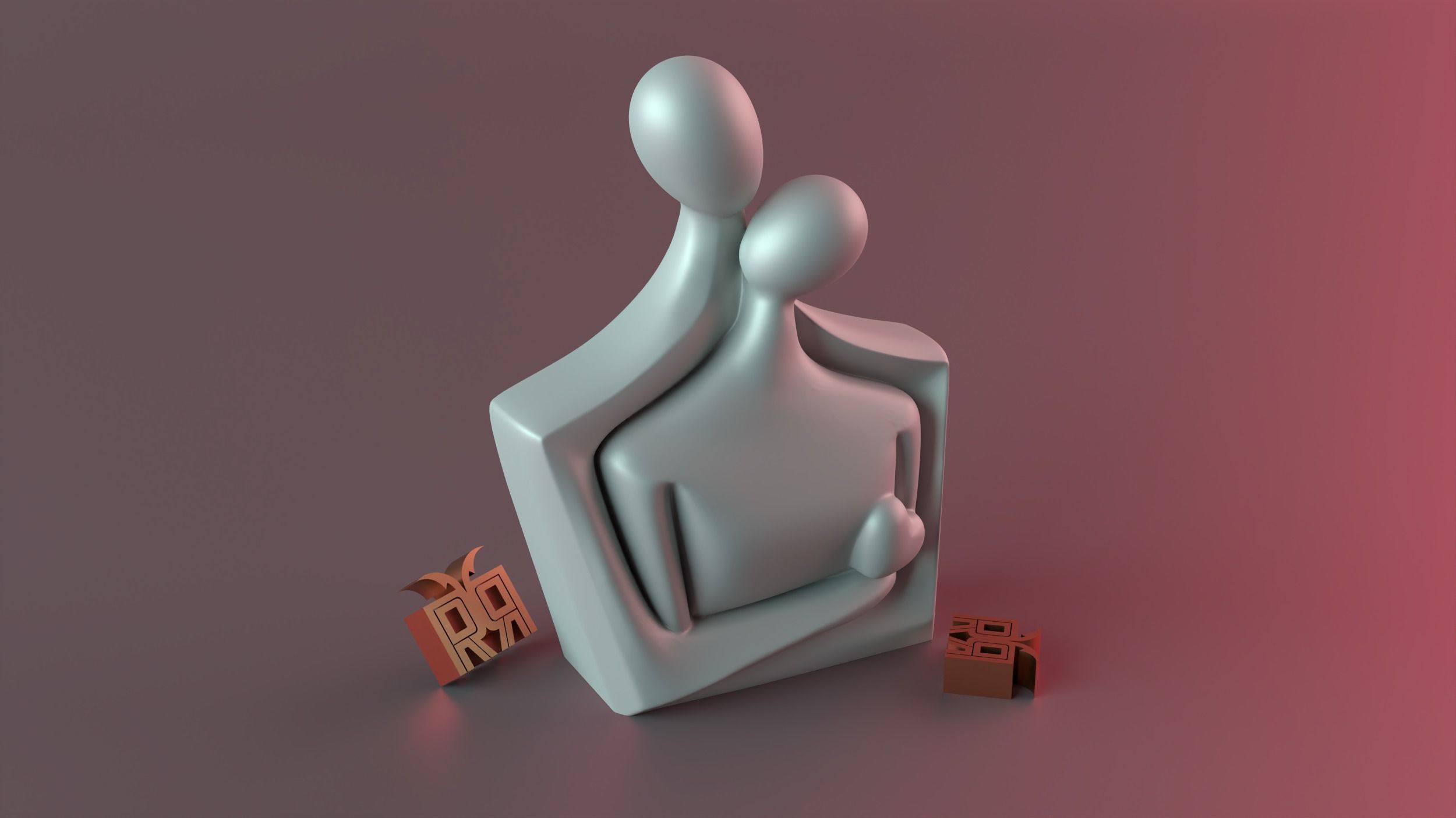 love decor Sculpture 3D print model_10