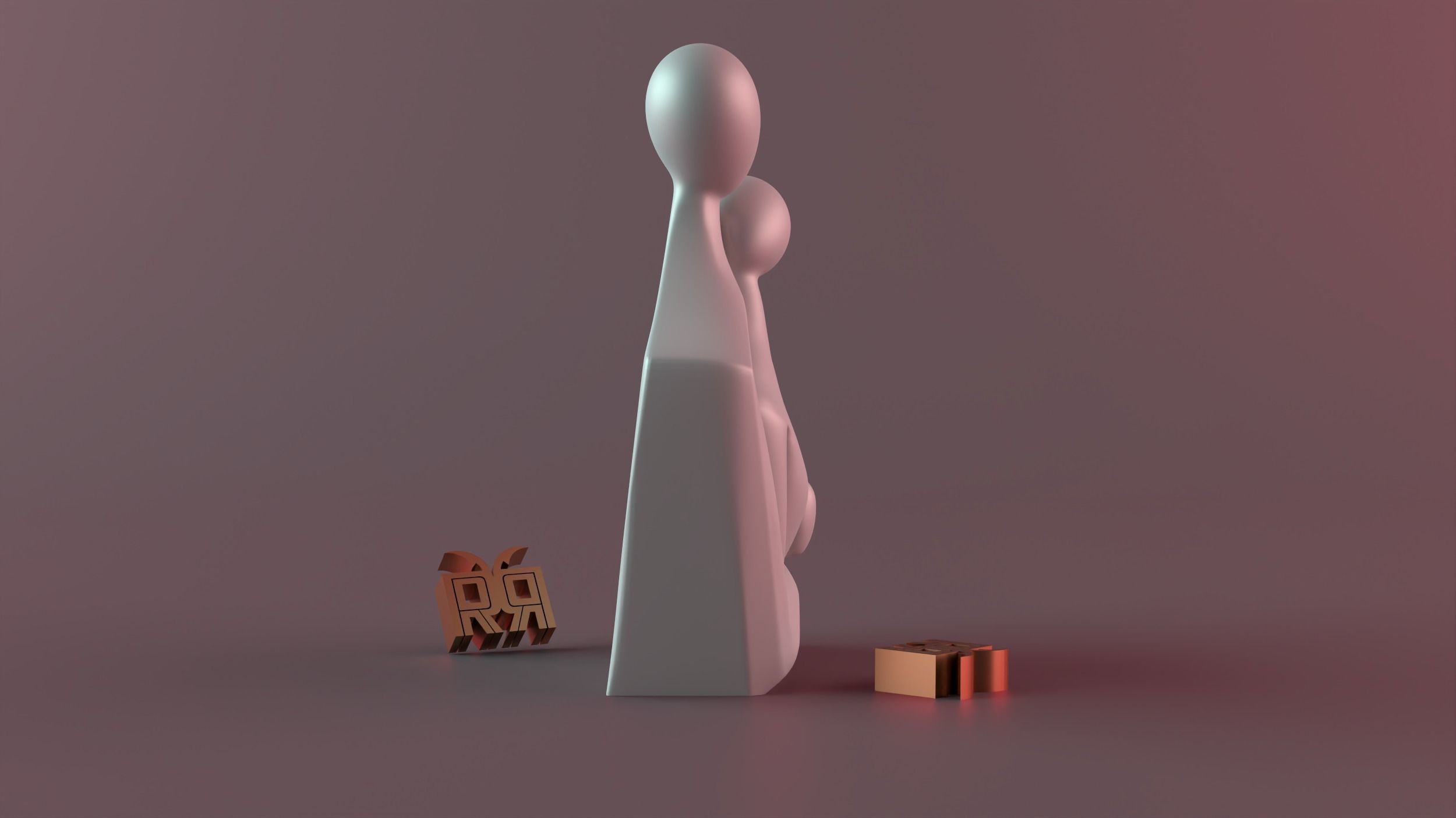 love decor Sculpture 3D print model_3