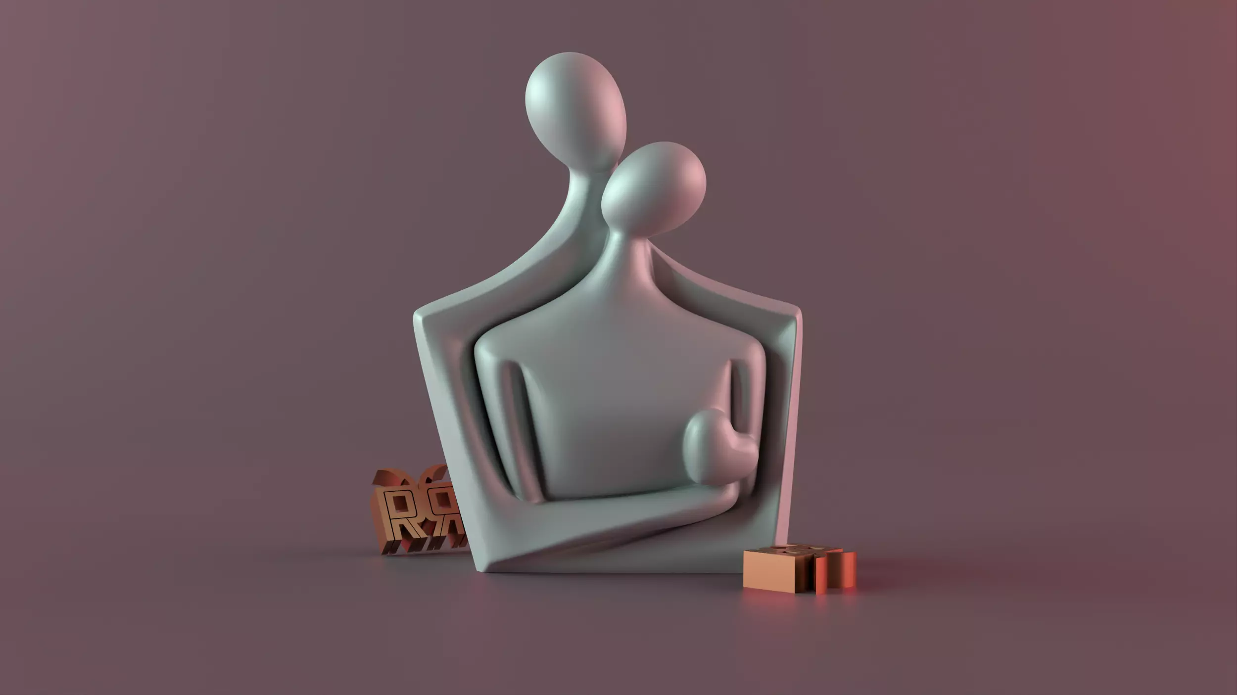 love decor Sculpture 3D print model_0