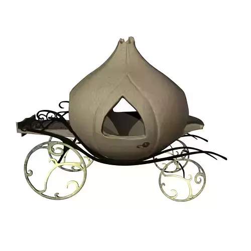 Onion carriage from Shrek Low-poly 3D model