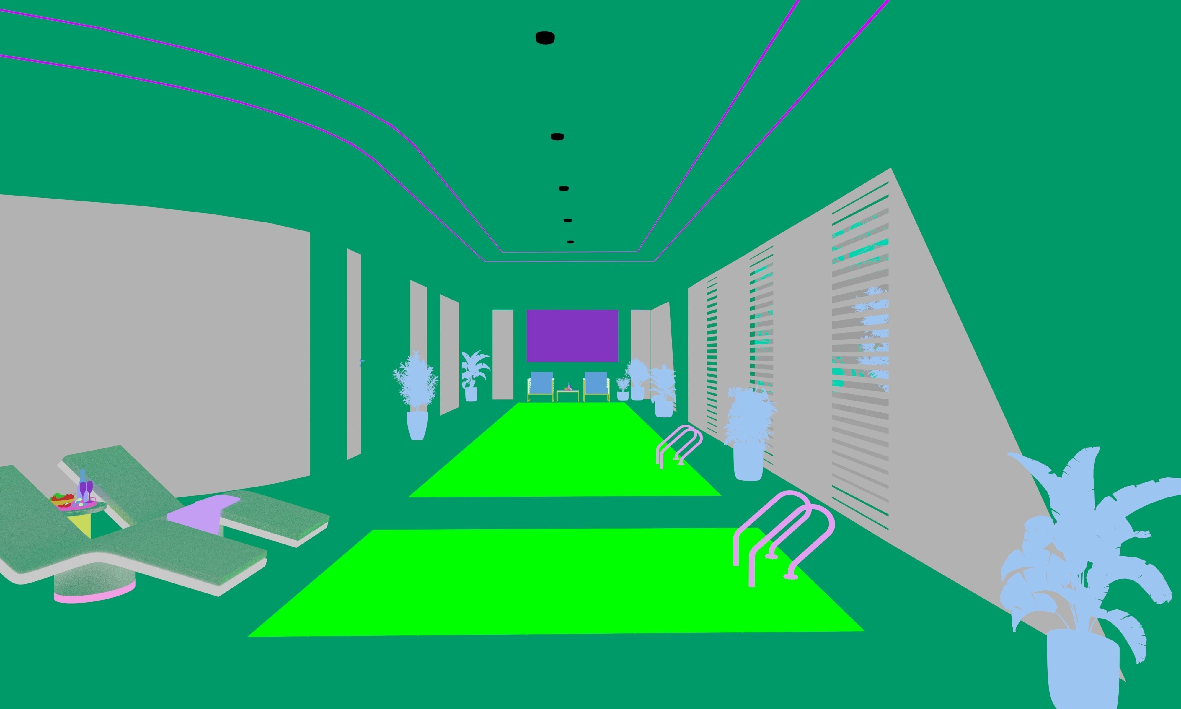 Gym-Spa Center Model 3D model_7