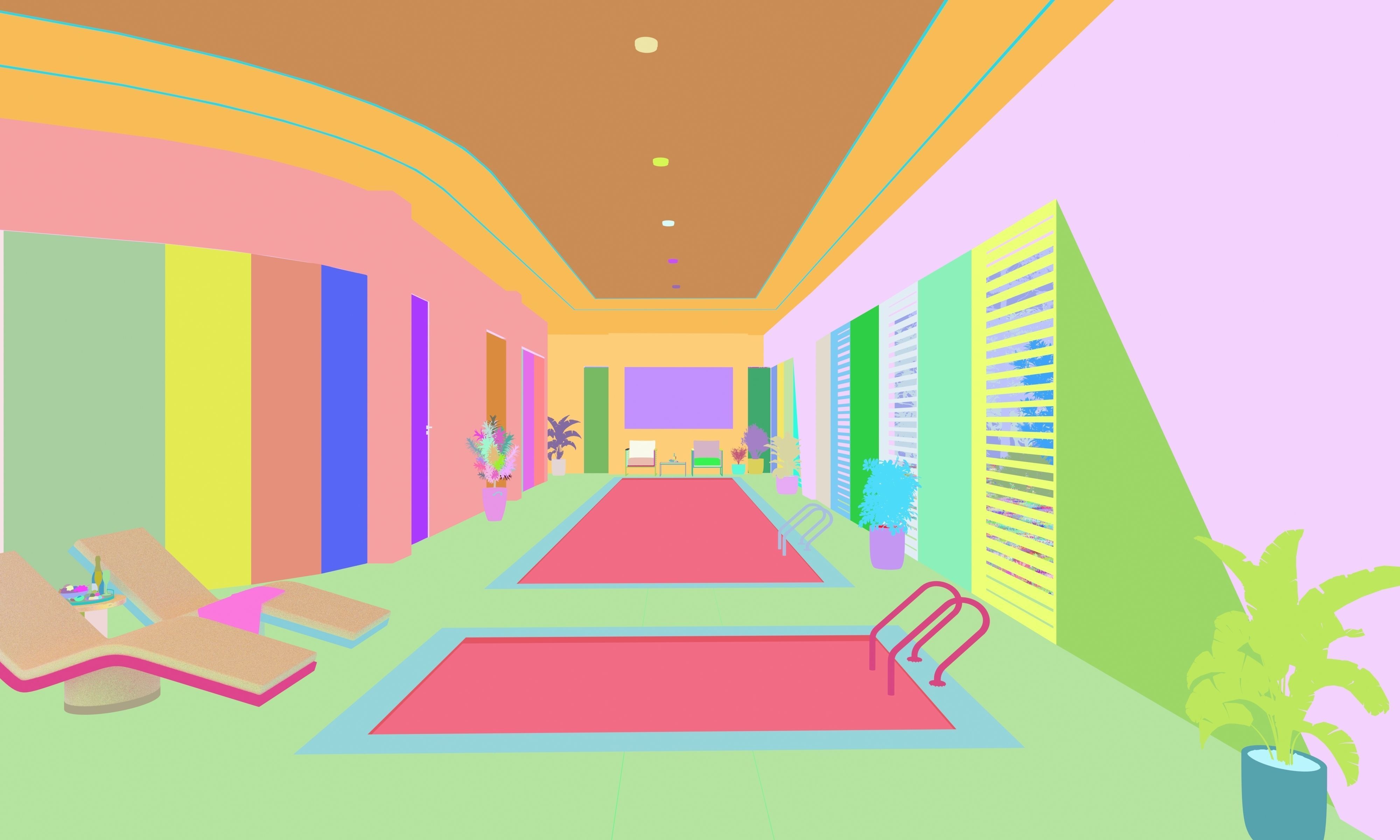 Gym-Spa Center Model 3D model_8