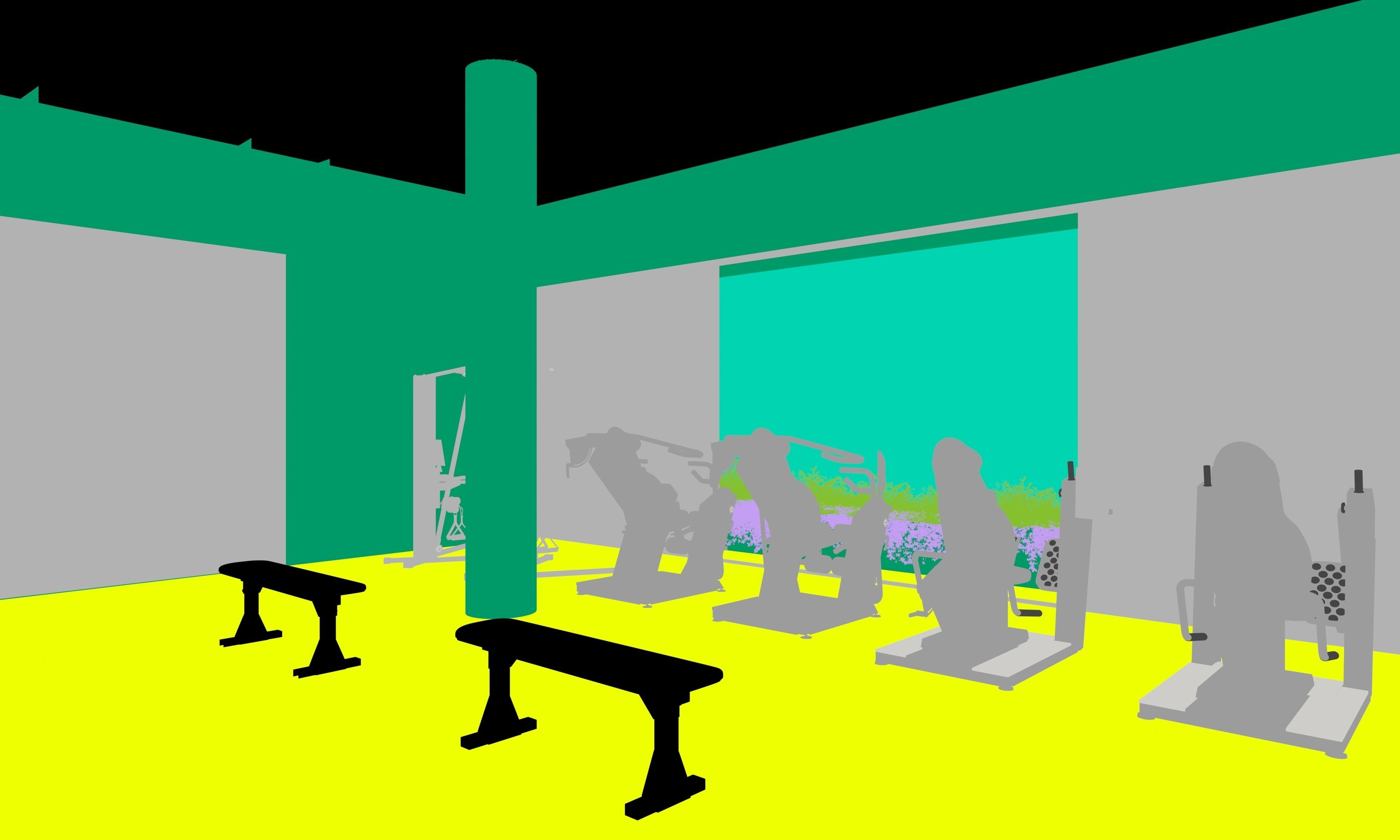 Gym-Spa Center Model 3D model_4