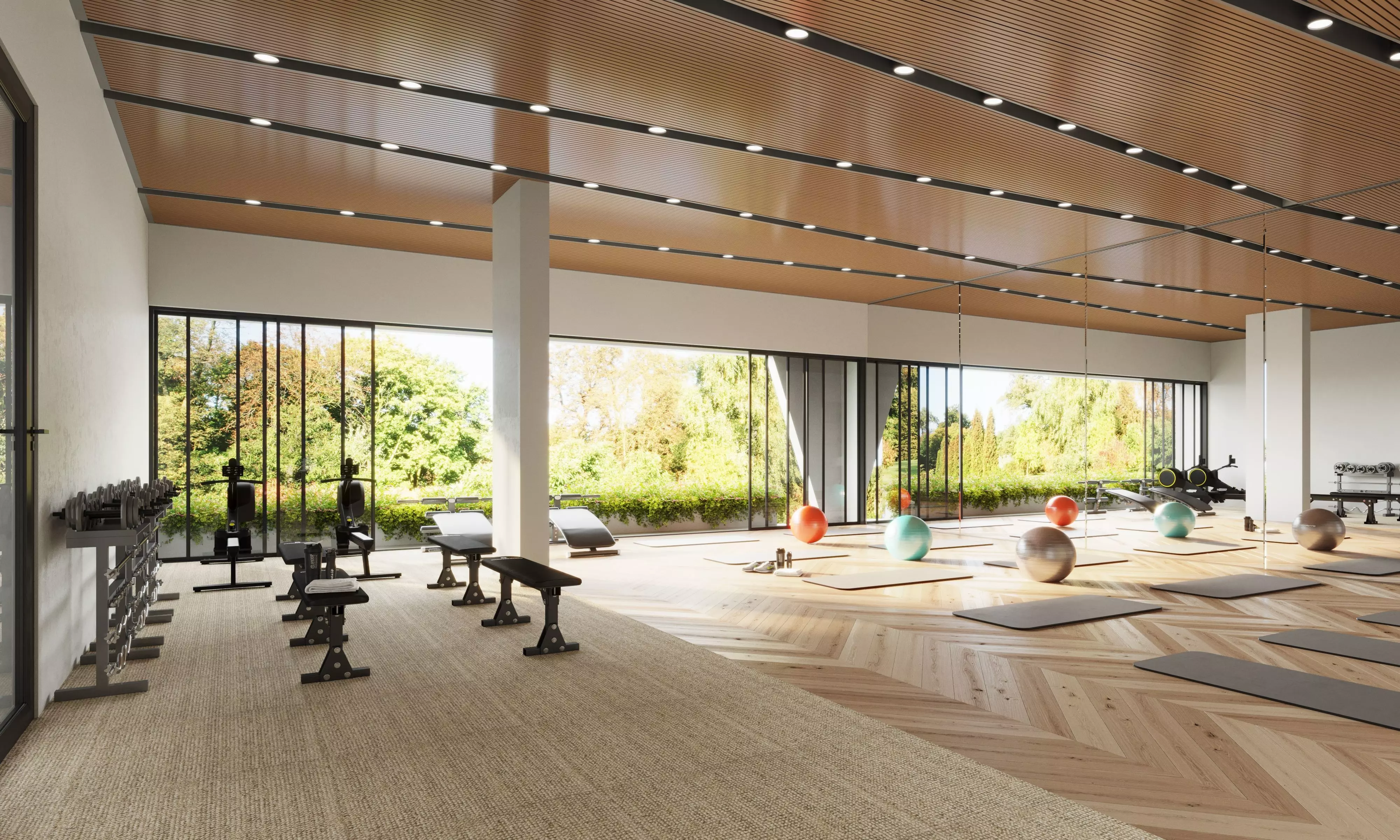 Gym-Spa Center Model 3D model_0