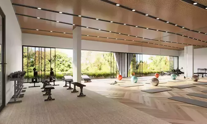 Gym-Spa Center Model 3D model