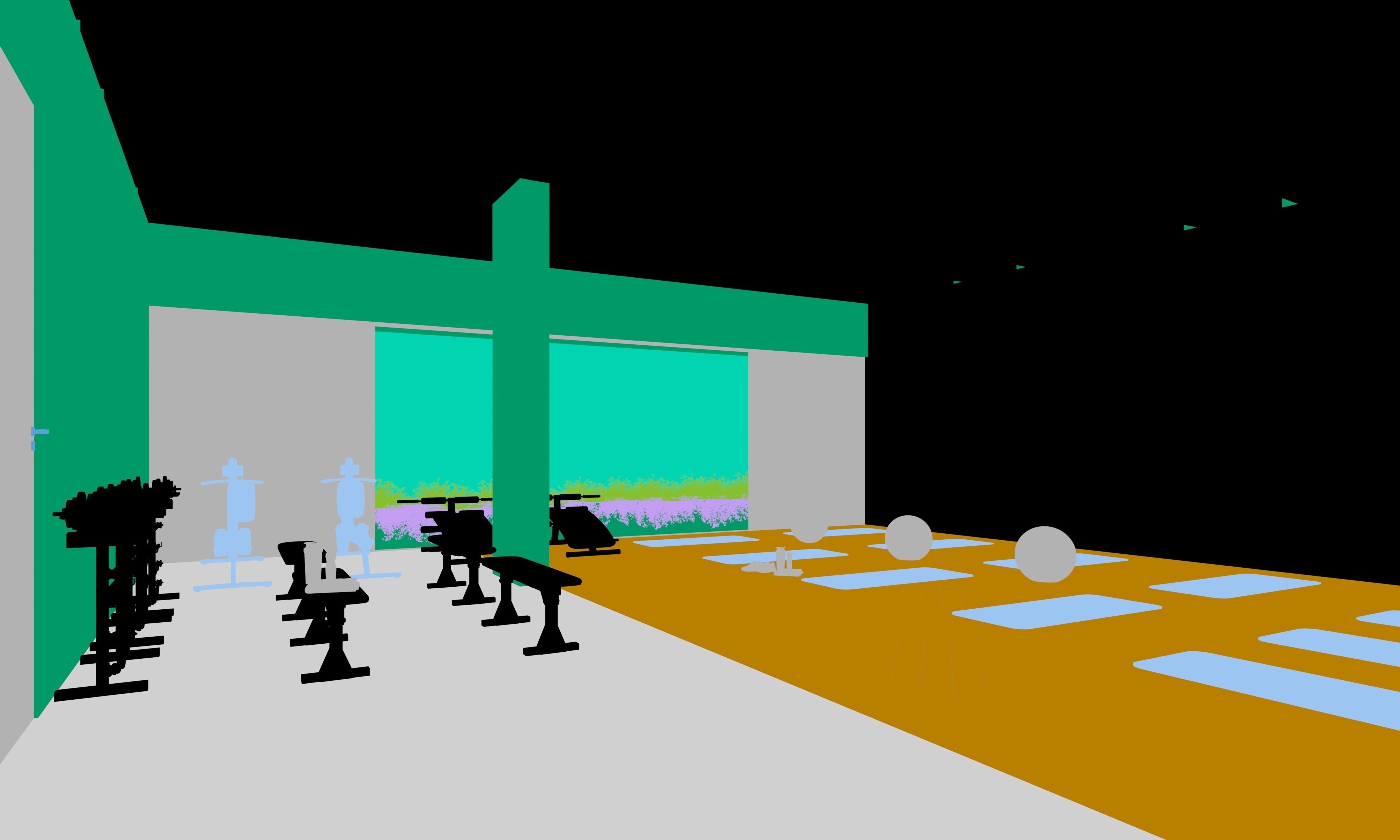 Gym-Spa Center Model 3D model_1