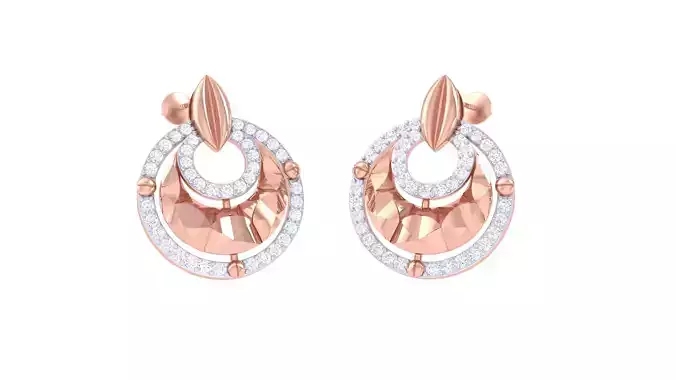 Women Earring 3dm STL OBJ FBX Renders Details