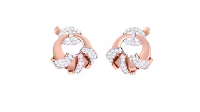 Women Earring 3dm STL OBJ FBX Renders Details