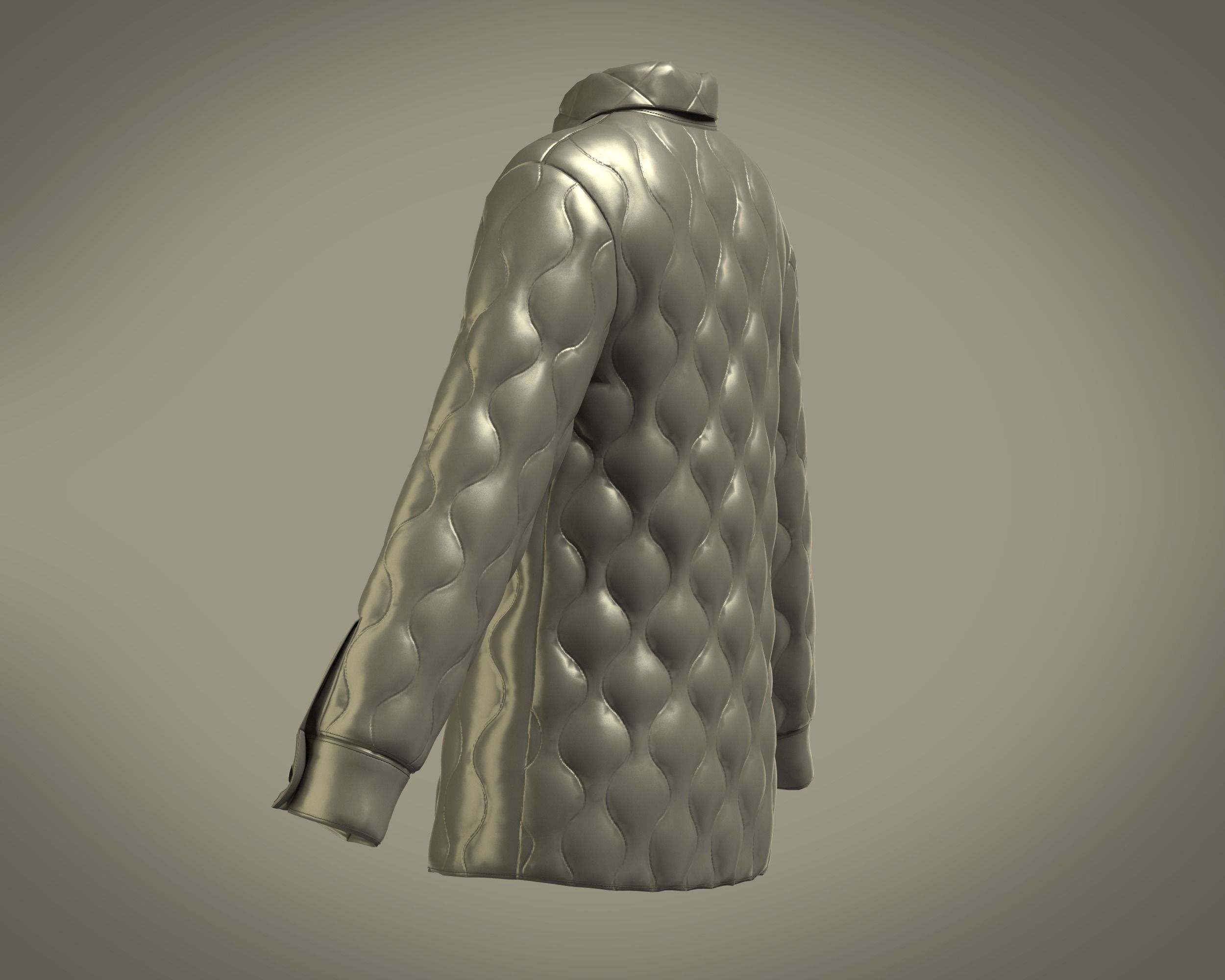 Buffer Jacket Model Girls Puffer Jacket 3D model | CGTrader