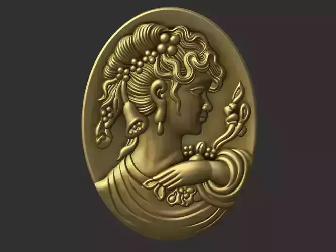 Cameo pendant 3D print model