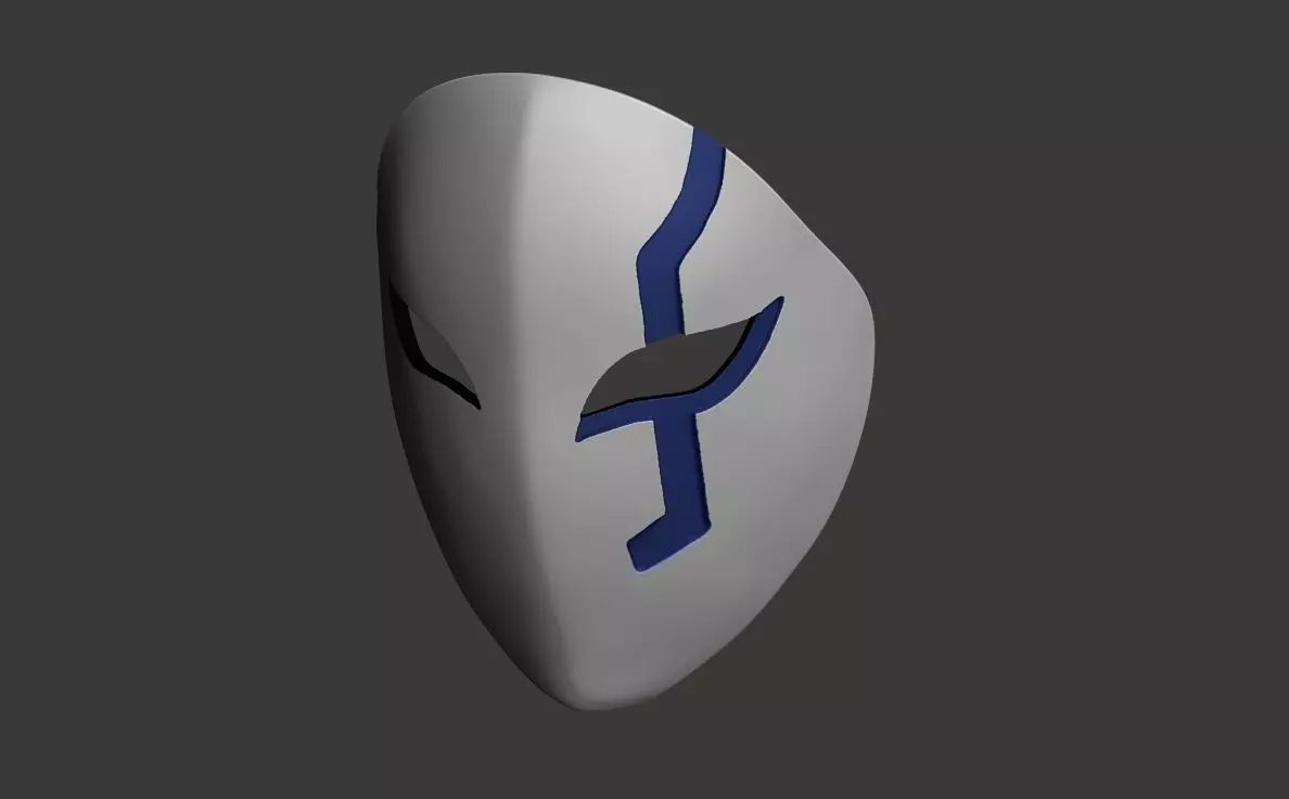 The beginning after the end - Note Mask  -  Wearable 3D print model_0