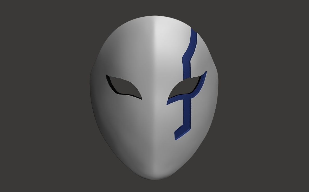 The beginning after the end - Note Mask  -  Wearable 3D print model_1