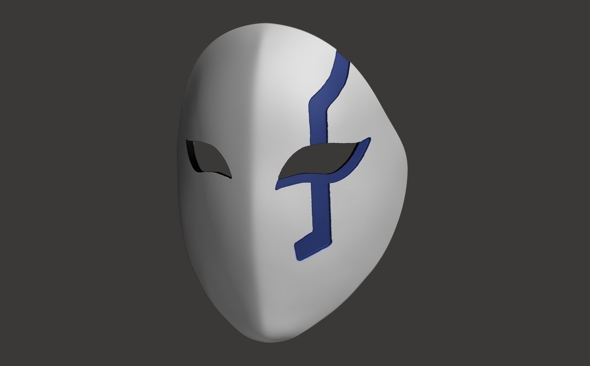The beginning after the end - Note Mask  -  Wearable 3D print model_2