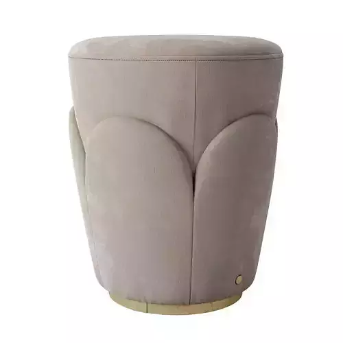 Pouf 1 velvet stool