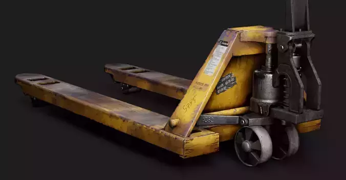 Hand Pallet Truck  Low-poly 3D model