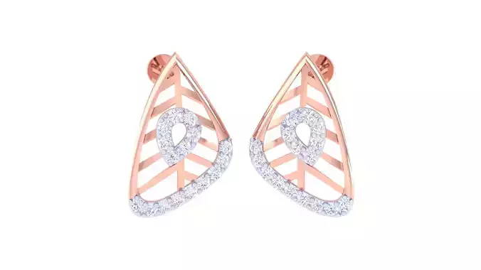 Women Earring 3dm STL OBJ FBX Renders Details