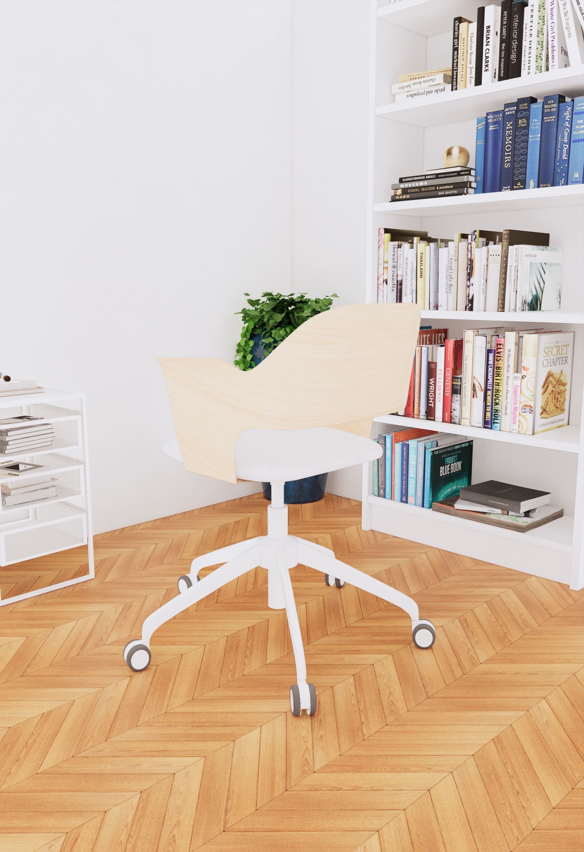 Desk Chair by IKEA FJALLBERGET 3D model CGTrader