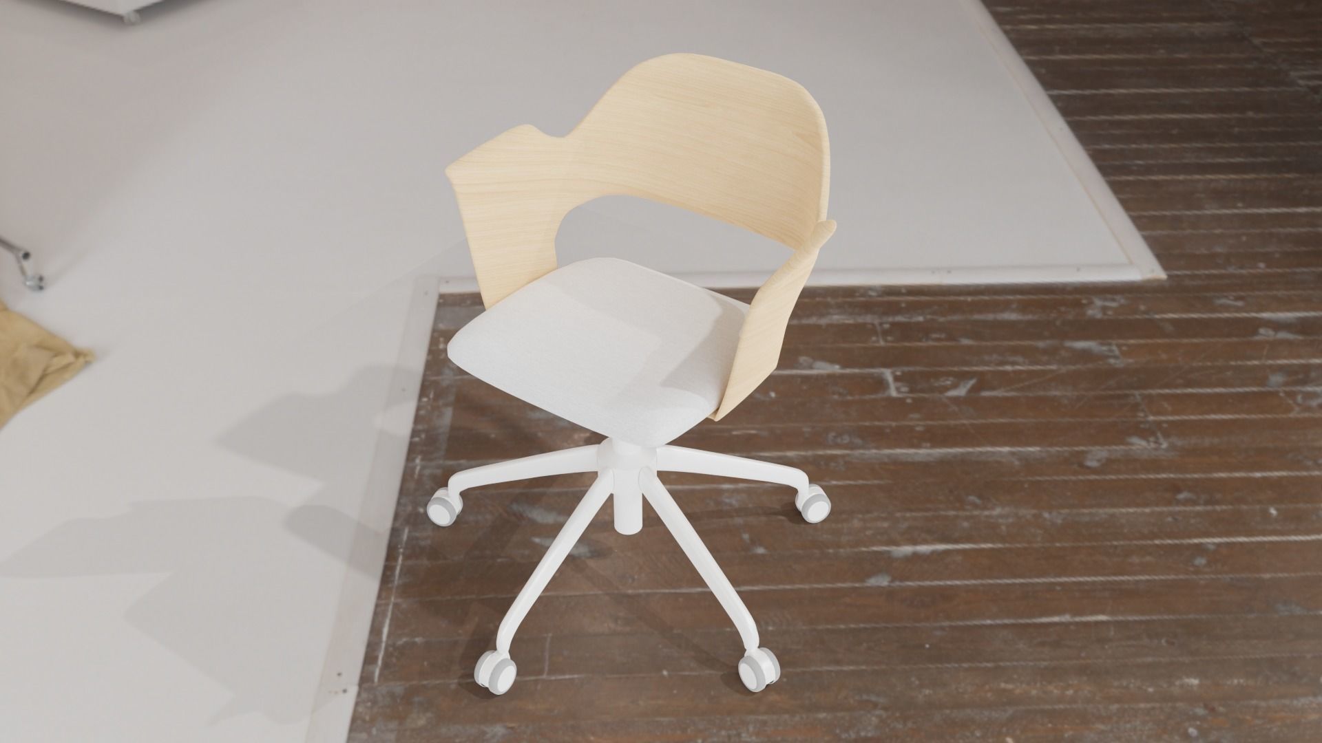 Desk Chair by IKEA FJALLBERGET 3D model CGTrader