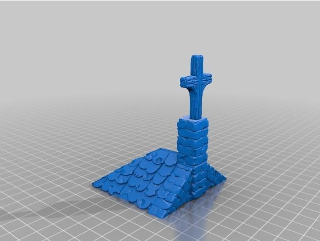  Small Church 3D print model_4