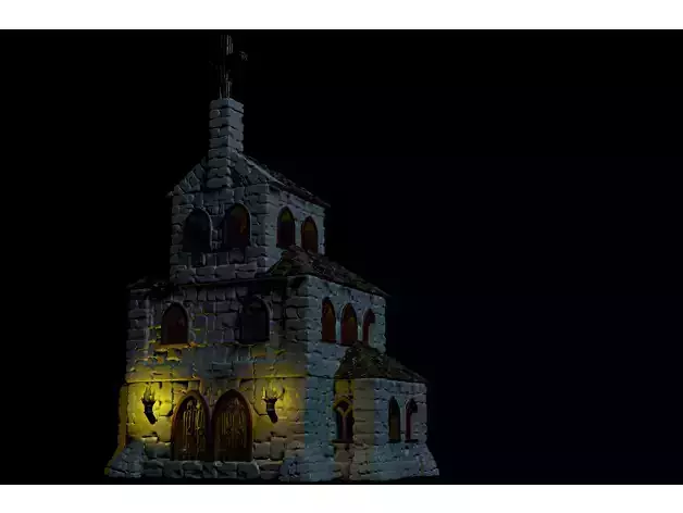  Small Church 3D print model