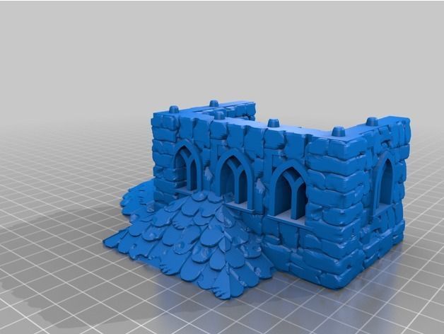  Small Church 3D print model_2