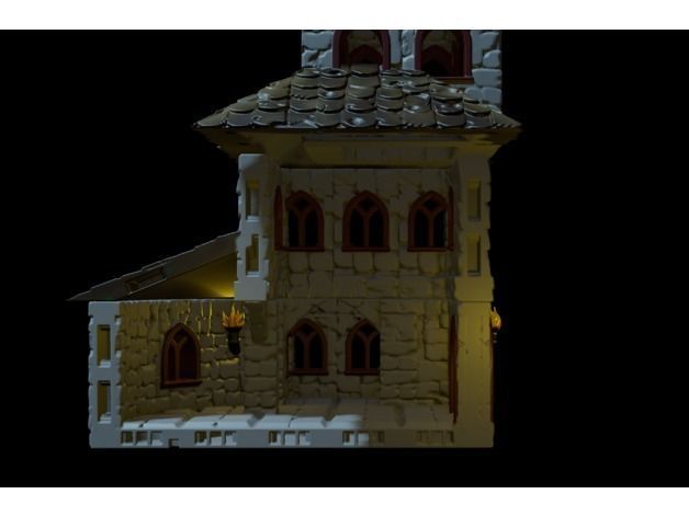  Small Church 3D print model_13