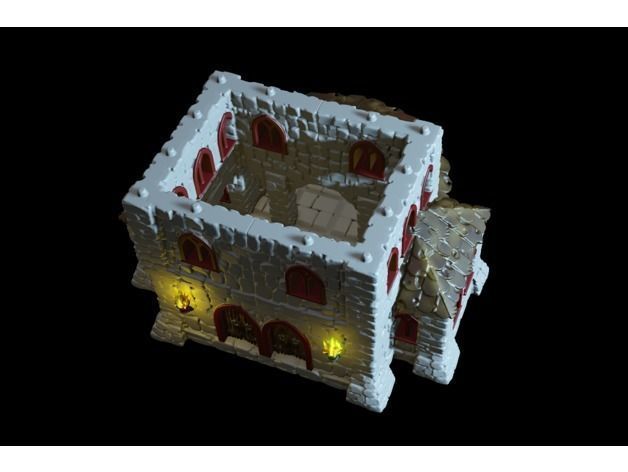  Small Church 3D print model_20