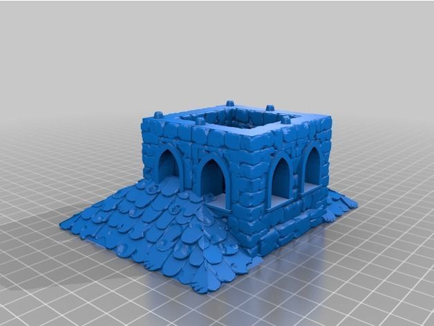  Small Church 3D print model_3
