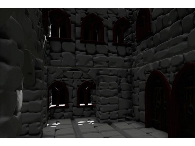 Small Church 3D print model_11