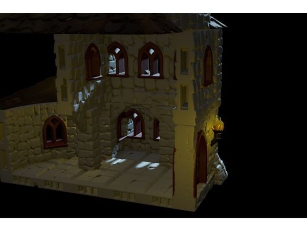  Small Church 3D print model_15