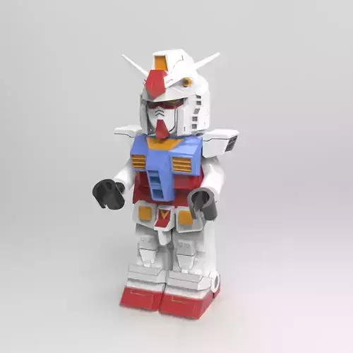 LEGO minifig GUNDAM RX-78 armor
