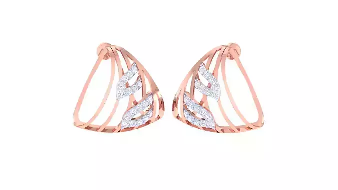 Women Earring 3dm STL OBJ FBX Renders Details