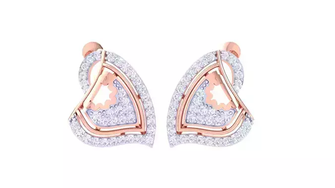 Women Earring 3dm STL OBJ FBX Renders Details