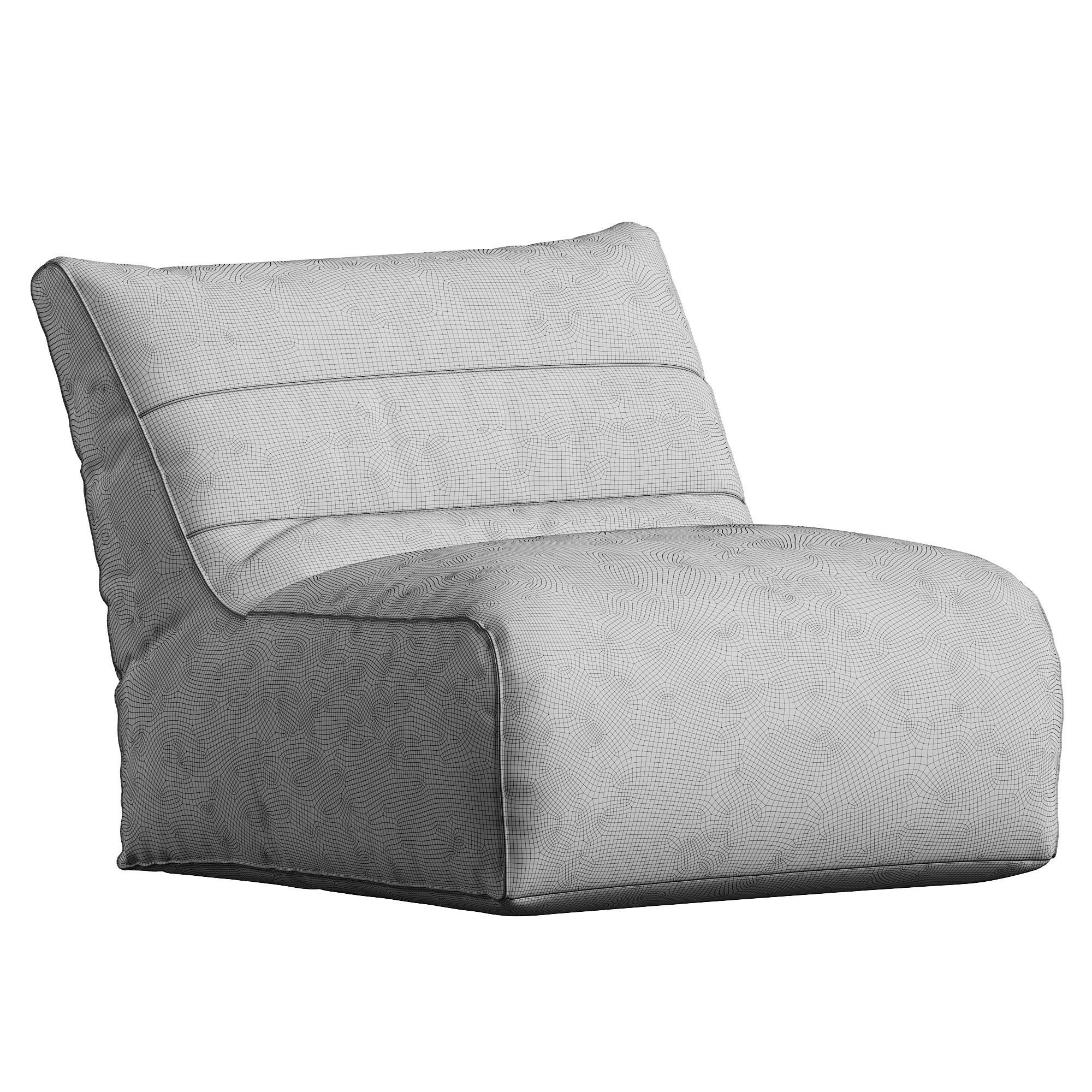 Sunbrella Outdoor Bean Bags 3D model_5