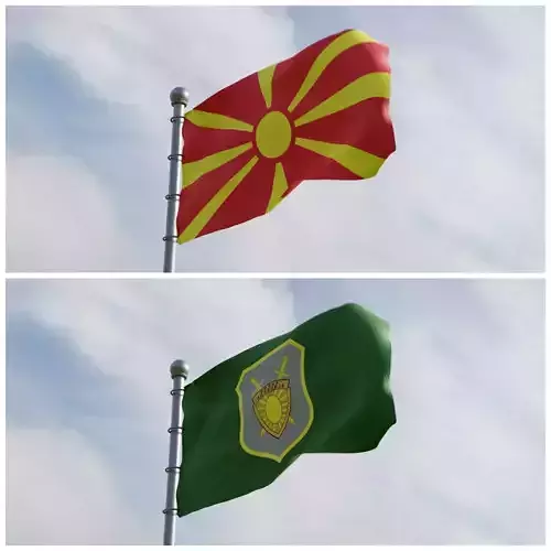 Animated Macedonia Flags